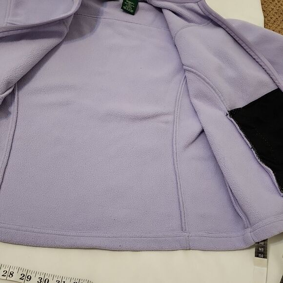 L.L. Bean Women's Size M Softshell Jacket  Full Zip Front Lilac Nylon/Spandex - Picture 8 of 9
